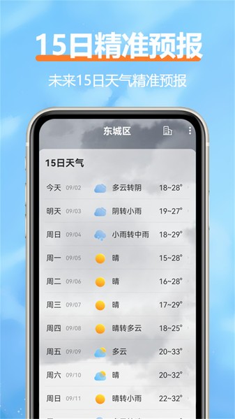 舒云天气预报软件界面截图预览(1)