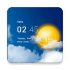 透明时钟和天气高级版下载-透明时钟及天气完整版app手机版v6.49.10最新免费版